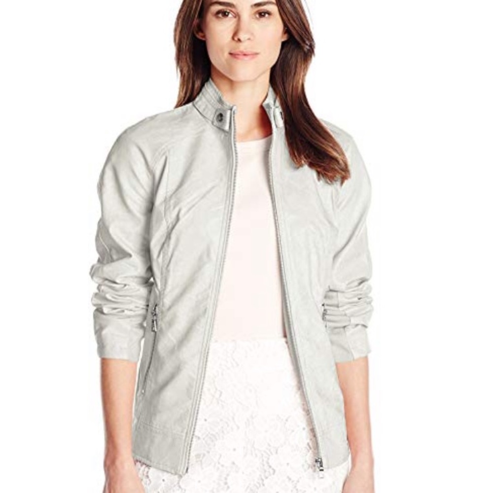 EUC Sam Edelman vegan leather moto jacket Medium